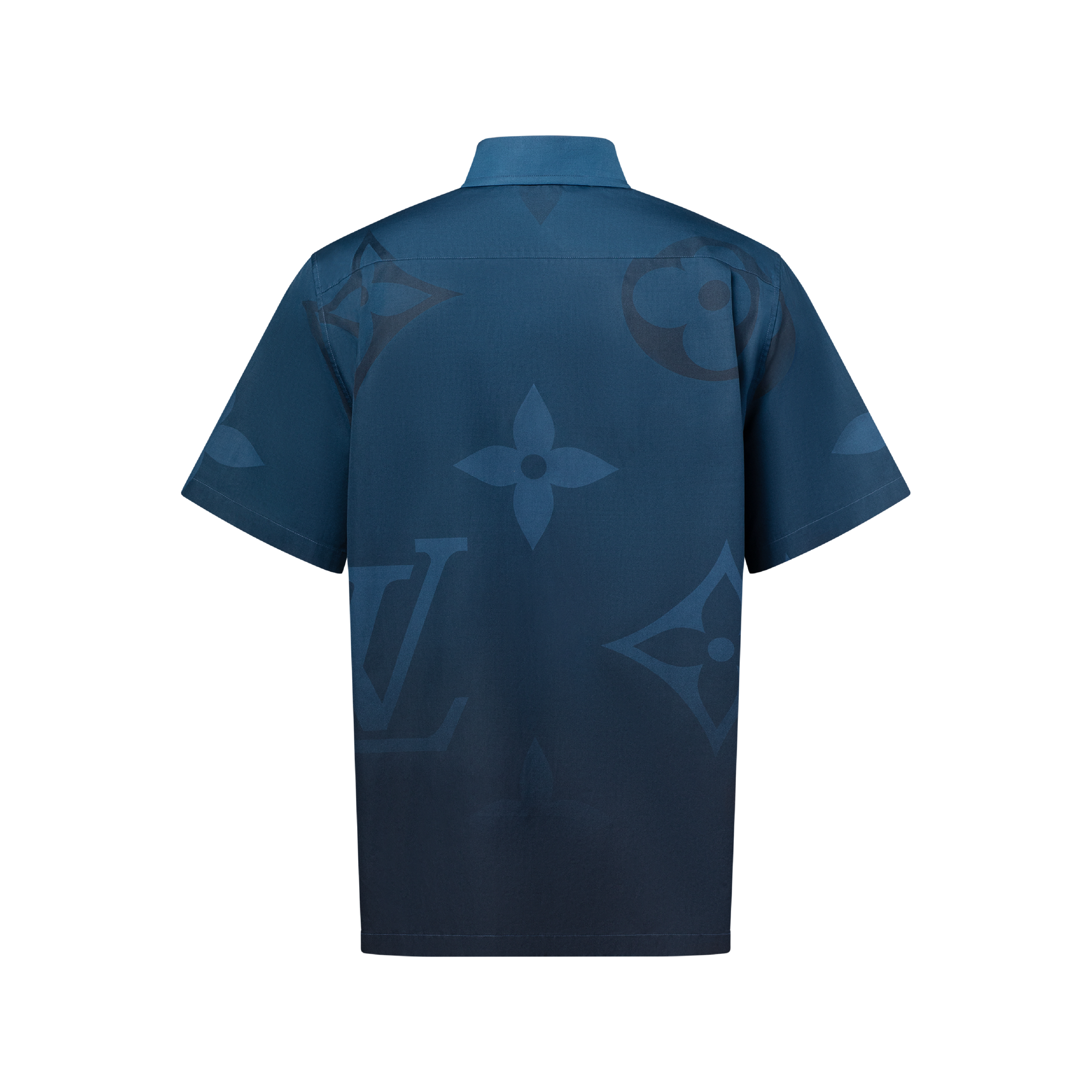 Camisa de Manga Curta com Padronagem Monogram - Ready-to-Wear